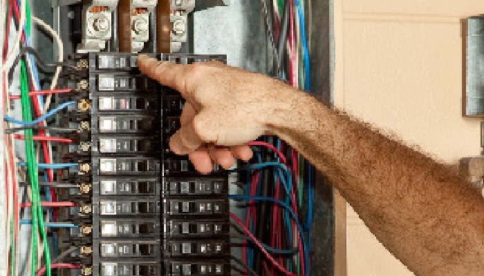 Pointing At Electric Panel